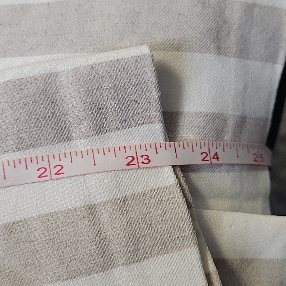 SOHO Striped Beige and White Skirt NWOT - Picture 7 of 8